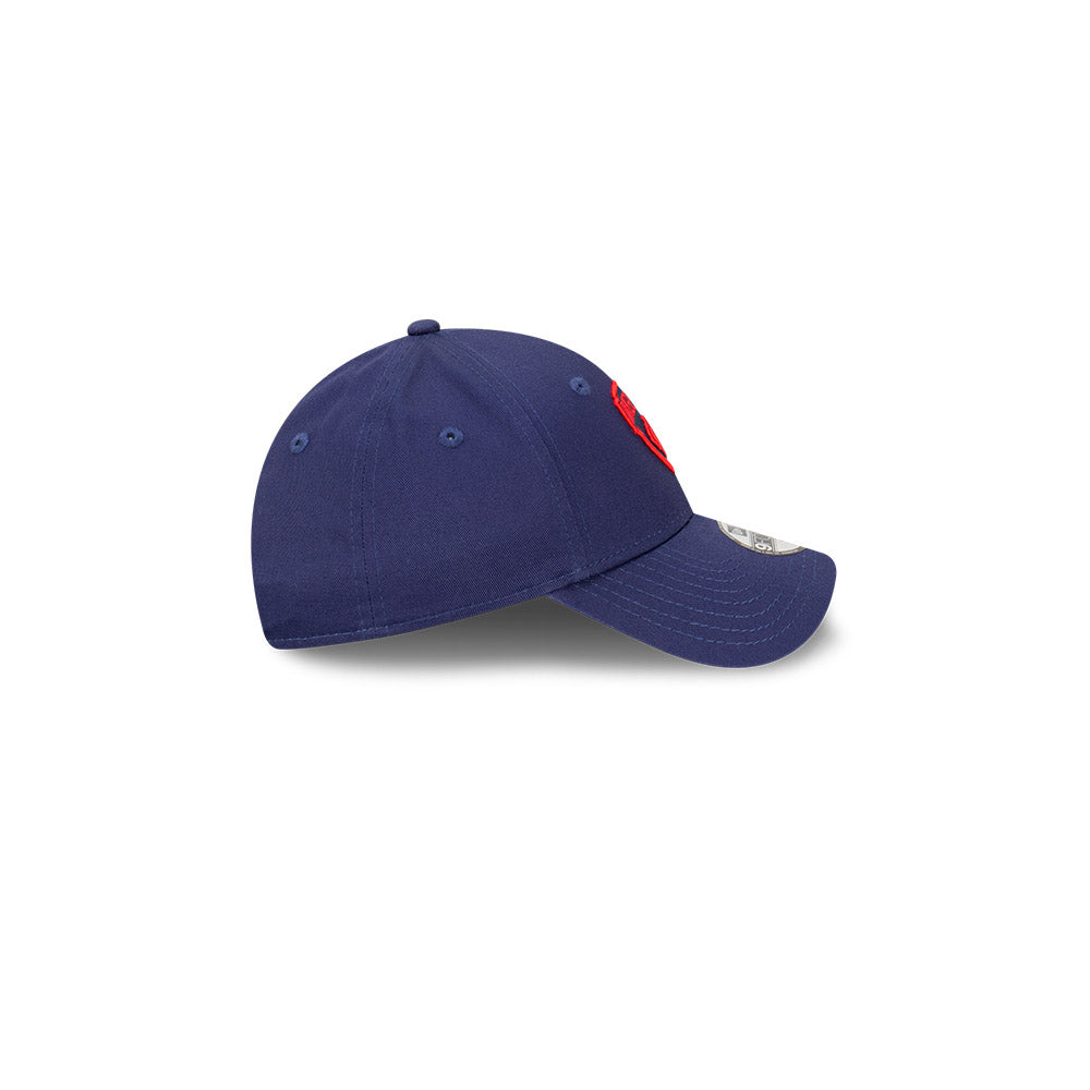 Melbourne Demons Kids Hat - AFL Official Team Colour Navy Blue 9Forty Kids Strapback Cap - New Era